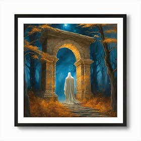 Entrance In The Woods Art Print