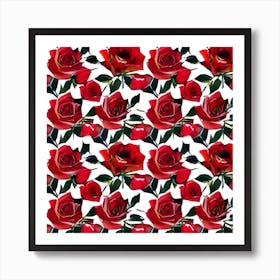 Red Roses 2 Art Print