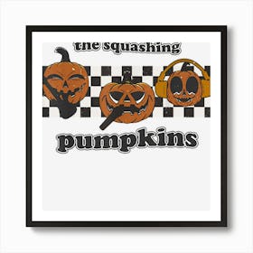 Pumpkins Retro Halloween Spooky Season Art Print