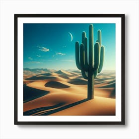 Desert Cactus Art Print