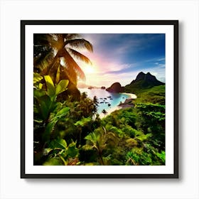 Travel Relaxation Adventure Beach Exploration Leisure Tropical Getaway Scenic Sightseeing (3) Art Print