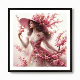 Cherry Blossoms Art Print