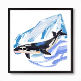 Orca Whale 01 Art Print