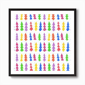 Christmas Trees 3 Art Print