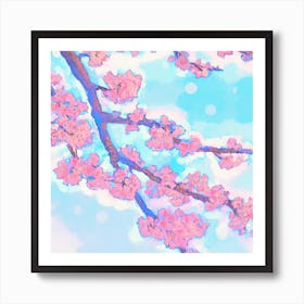 Cherry Blossoms Art Print