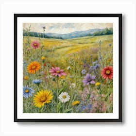 Wildflowers Art Print