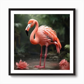 Flamingo 4 Art Print