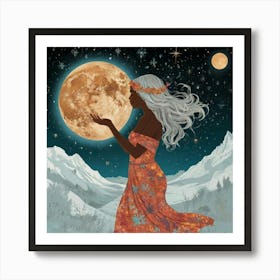 Full Moon Art Print