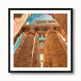 Egyptian Temple 25 Art Print