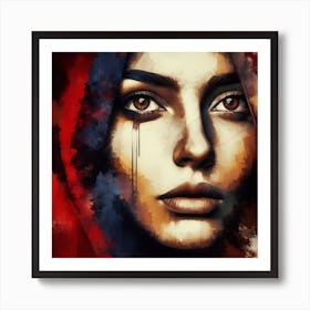 Portrait Of A Woman 1 Art Print