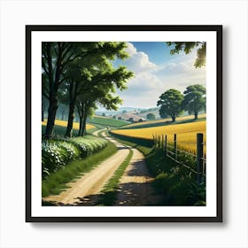 Country Road 3 Art Print