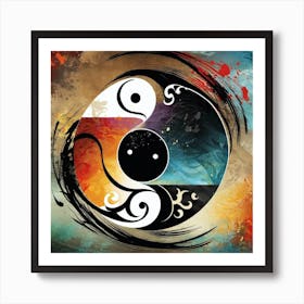 Yin Yang 57 Art Print