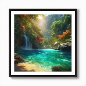Waterfall 7 Art Print