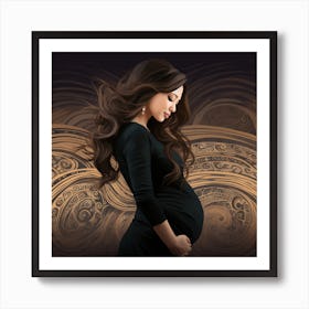 Pregnant Woman Poster