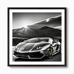 Lamborghini 60 Art Print