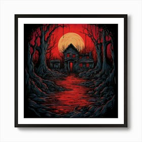 House In The Woods Art Print