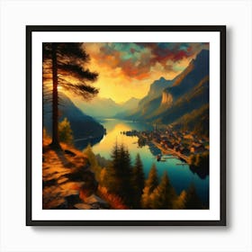 Enchanted Horizon 1 Art Print