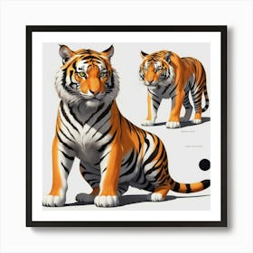 Tiger 3 Art Print