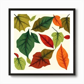 Autumn Leaves 6 Art Print