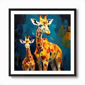 Giraffes Art Print