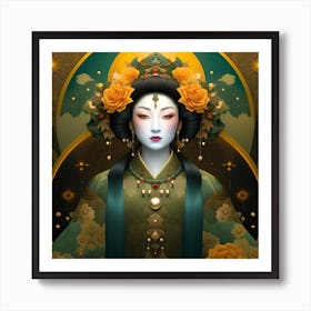 Geisha 25 Art Print