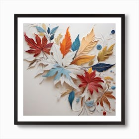 Maple Leaves Art Print