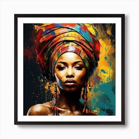 African Woman 52 Art Print