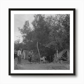 Untitled Photo, Possibly Related To Grant County, Oregon, Mining Prospectors Camp By Russell Lee Art Print