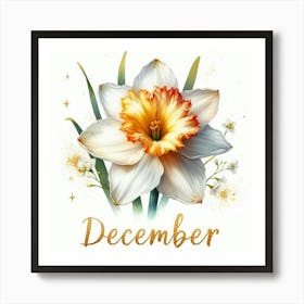 Paperwhites - December Birth Flower Art Print