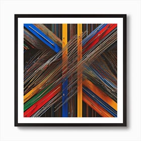 Wires 5 Art Print