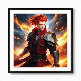 Legend Of The Warrior Art Print