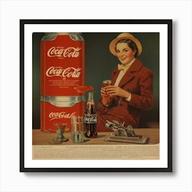 Default Default Vintage And Retro Coca Cola Advertising Aestet 0 (2) Art Print