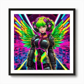 Angel Girl 2 Art Print