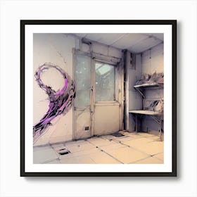 Room With A Purple Wall Art Print