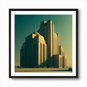 Qatar'S Tallest Building Art Print