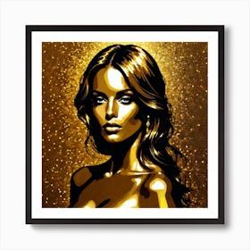 Golden Girl Art Print