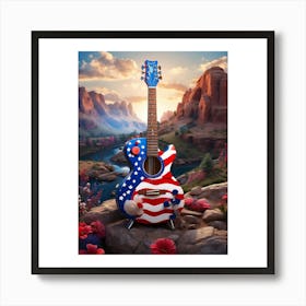 Red, White, and Blues 20 Art Print