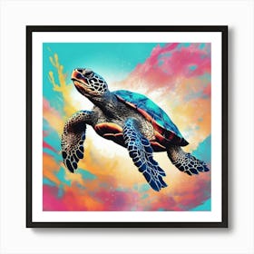 Sea Turtle Art Print