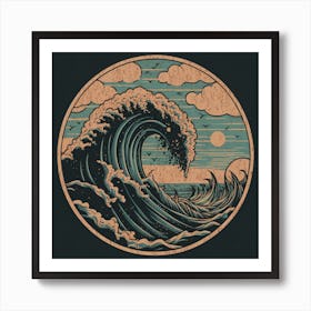 Great Wave Off Kanagawa 2 Art Print