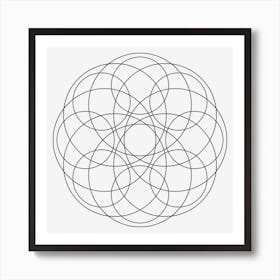 Circle Mandala 06 Art Print