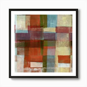 Abstract Squares Art Print