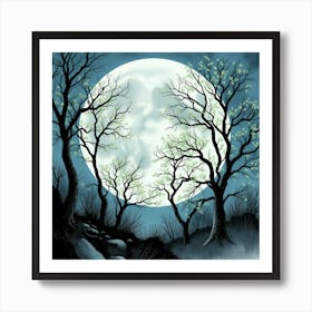 Full Moon 13 Art Print