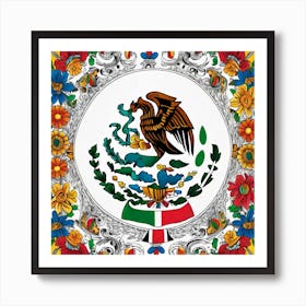 Mexico Flag 1 Art Print