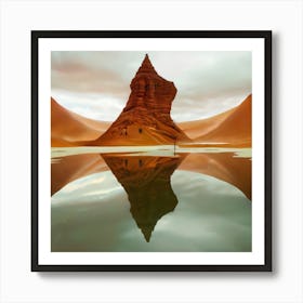 Desert Landscape - Desert Stock Videos & Royalty-Free Footage Art Print