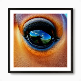 Horse'S Eye 4 Art Print