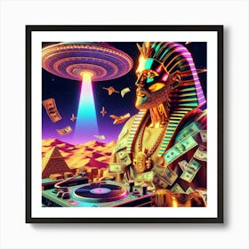 Egyptian King 1 Art Print