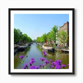 Amsterdam Canal Art Print