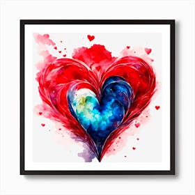 Valentine'S Day Heart Art Print