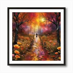 Path In The Forest Art Print