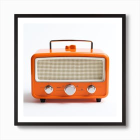 Orange Radio 1 Art Print